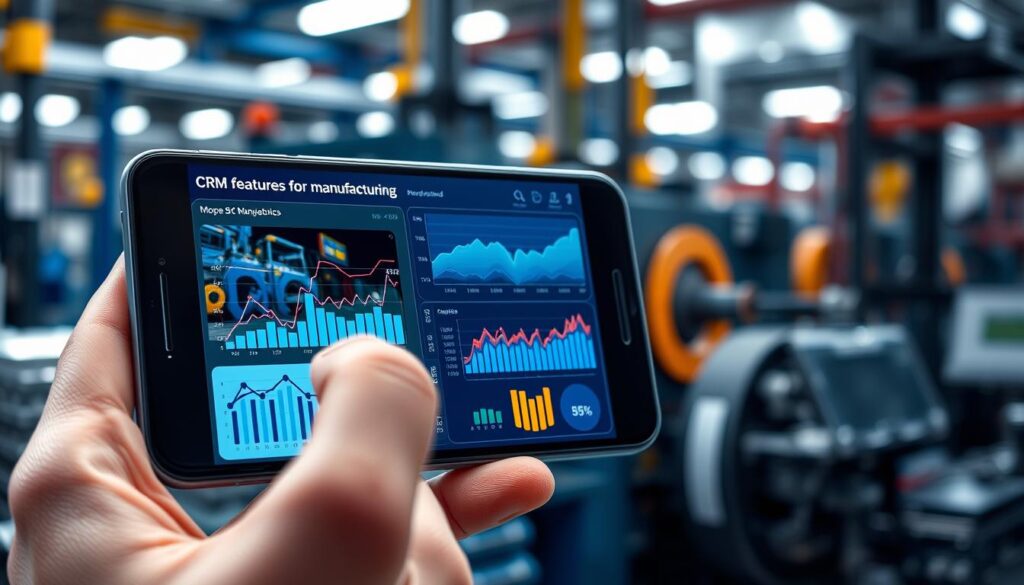 crm mobile app for manufacturing