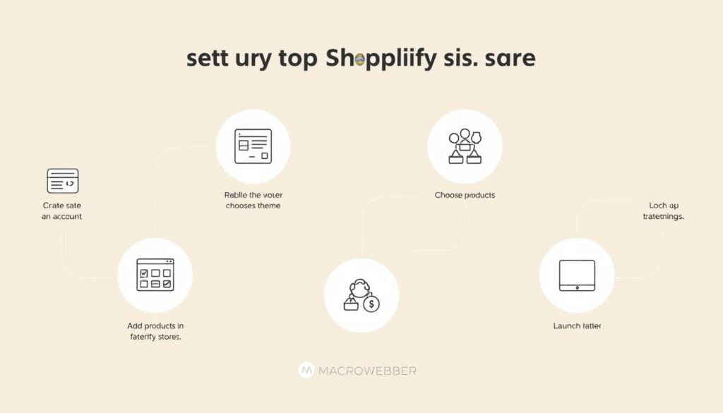 steps in shopify store setup